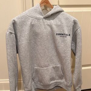 Fear of God Essentials Heather Gray Hoodie